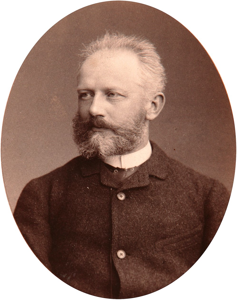 Portret van de componist Piotr Tsjaikovski (1840-1893) door Sergei Lvovich Levitsky