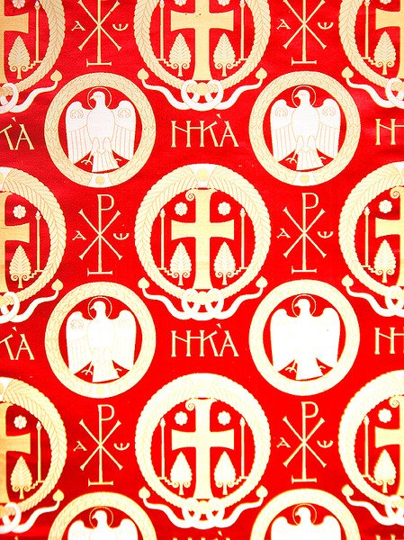 Olovyanishnikov Manufactory Brokaat, begin 20e eeuw door Sergei Vashkov