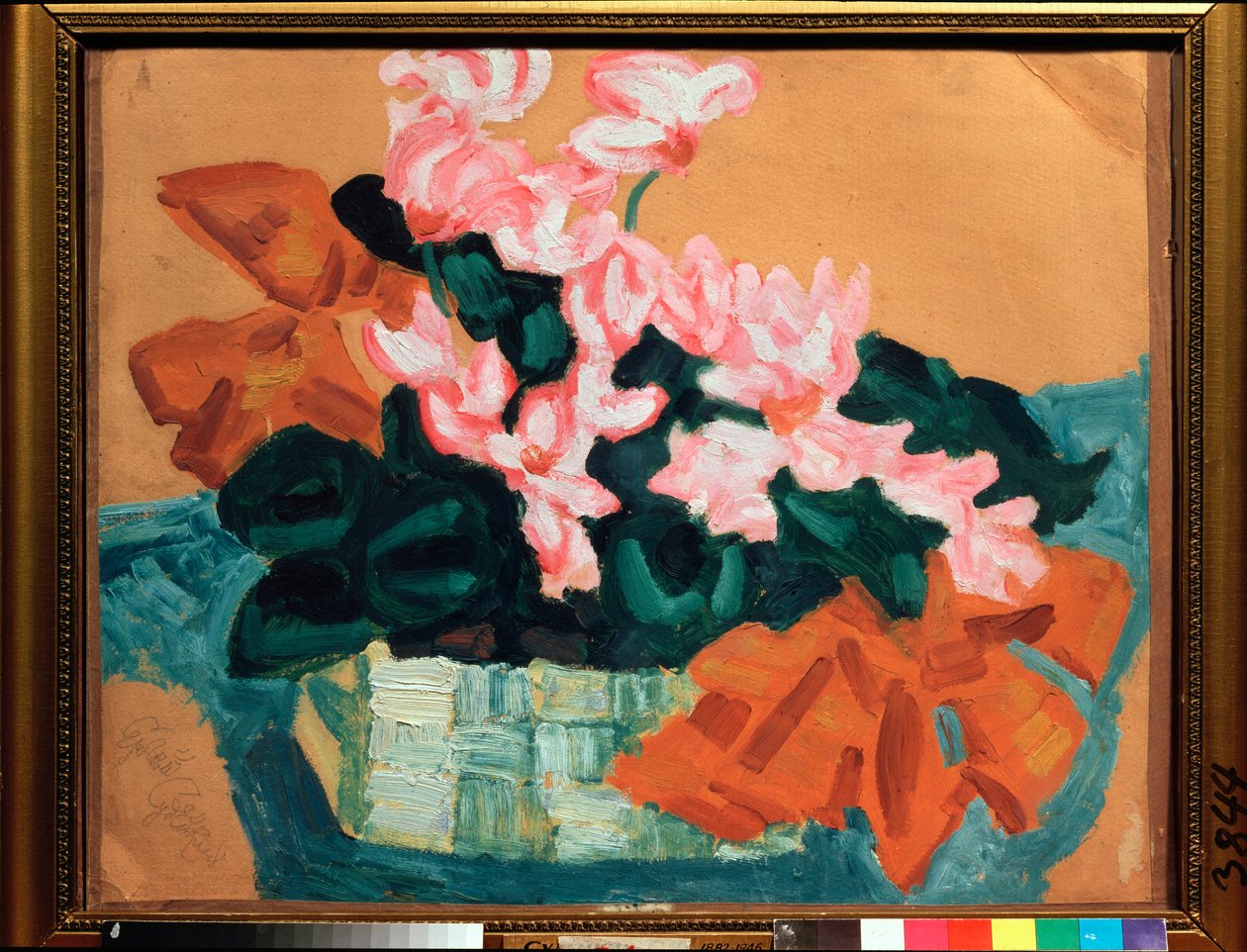 Bloemen, stilleven door Sergei Yurevich Sudeikin