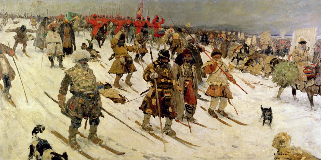 Een militaire campagne in Rusland tijdens de 16e eeuw, 1903 door Sergej Vasilevic Ivanov