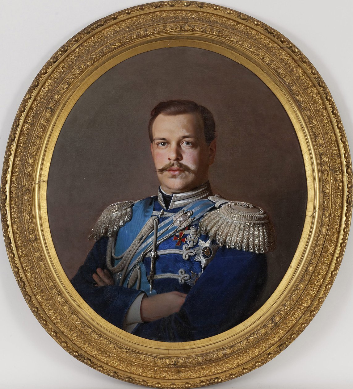 Portret van Keizer Alexander III door Sergey Konstantinovich Zaryanko