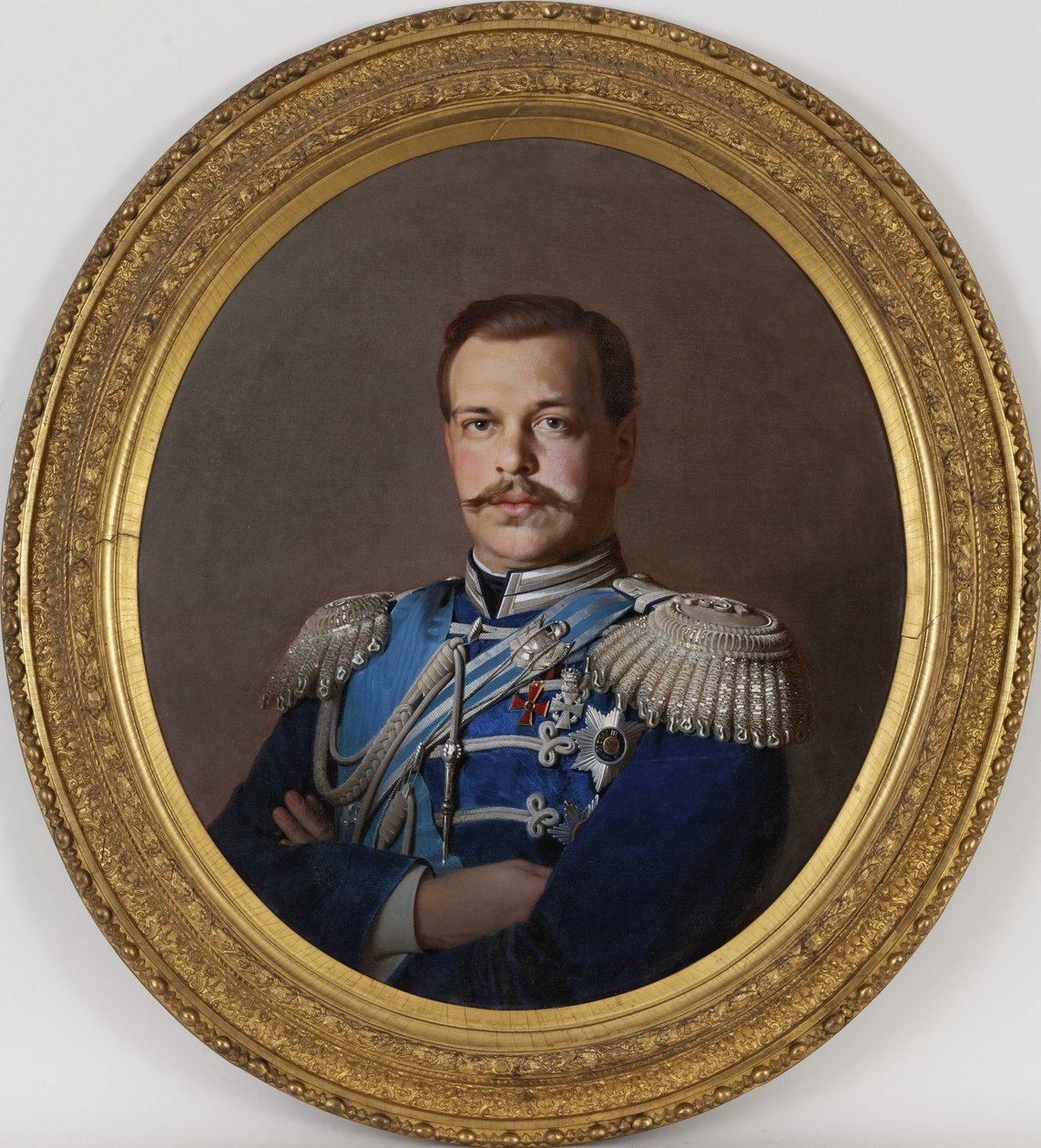 Portret van keizer Alexander III door Sergey Konstantinovich Zaryanko