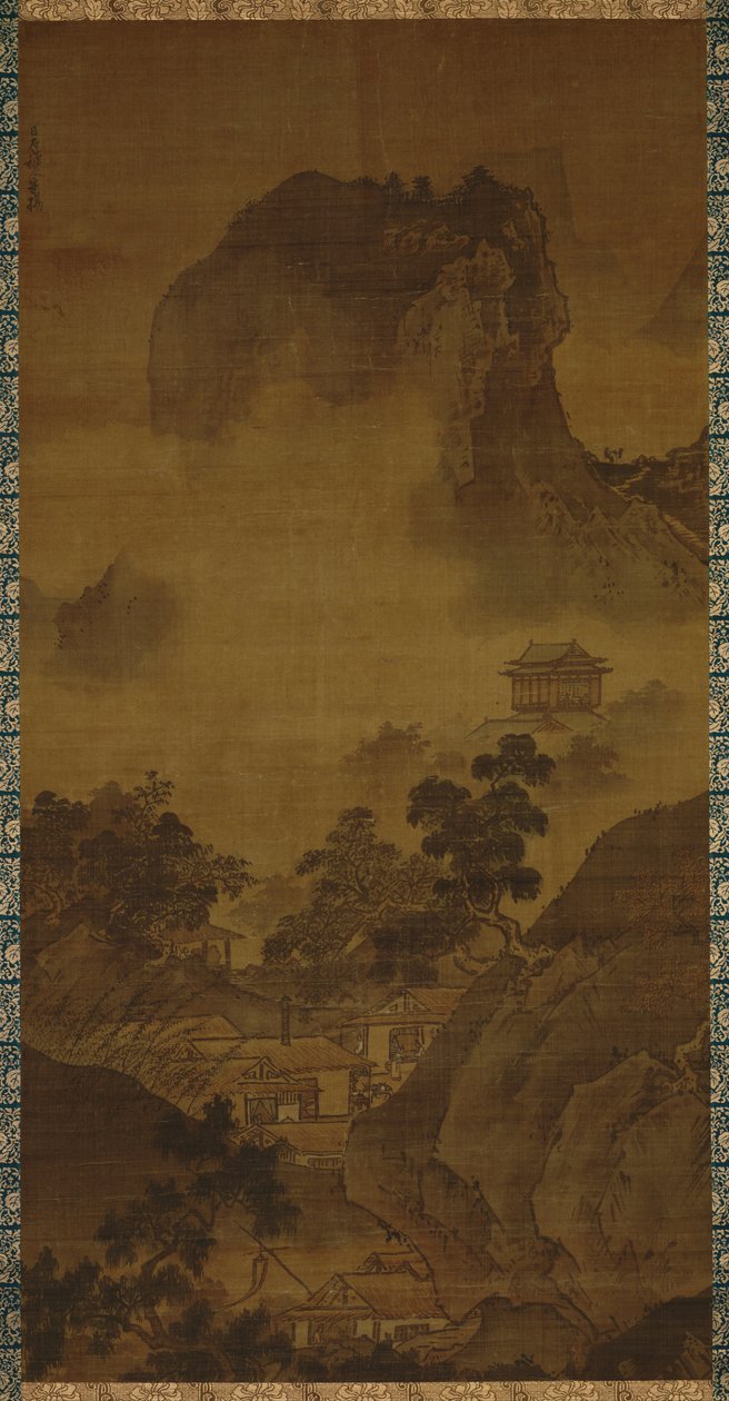 Landschap van vier seizoenen - Herfst door Toyo Sesshu