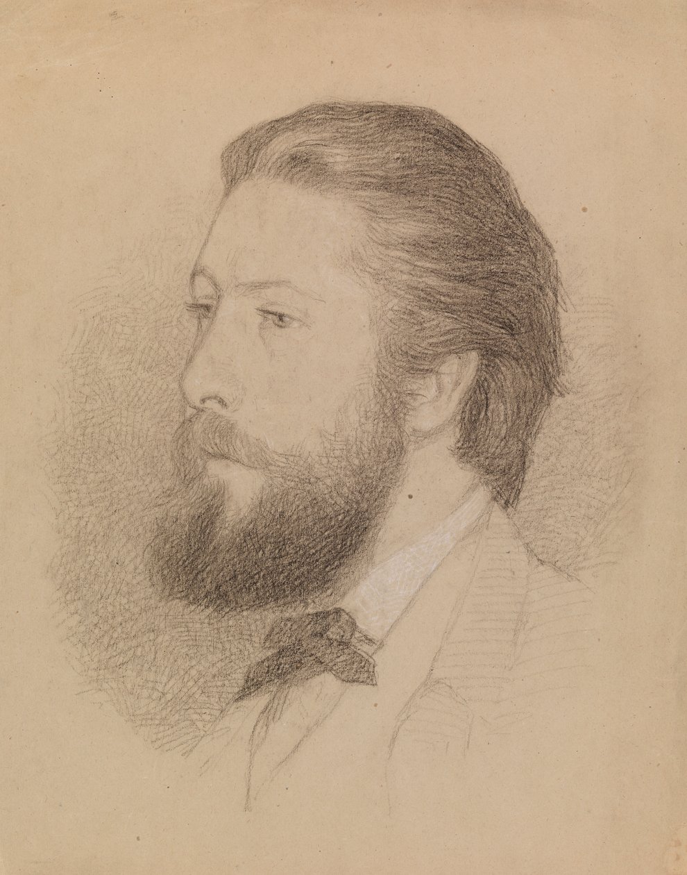 Portret van een man door Severin Falkman