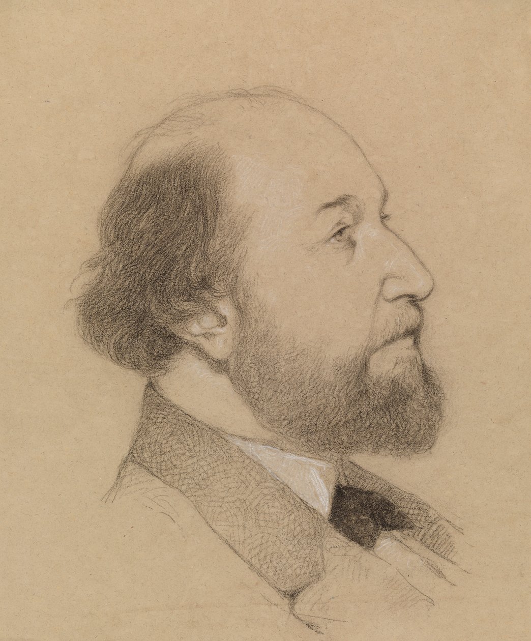 Portret van een man door Severin Falkman