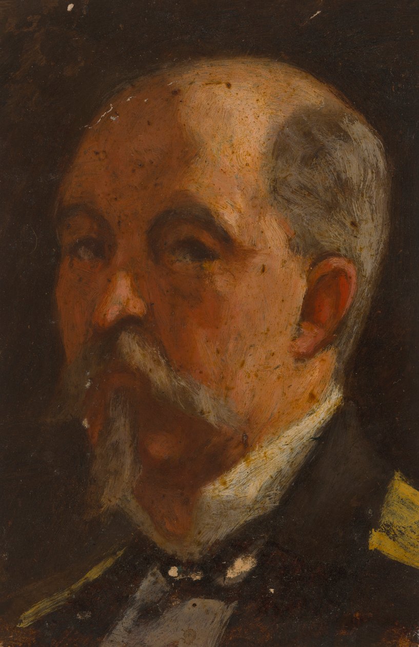 Portret van een man door Severin Falkman