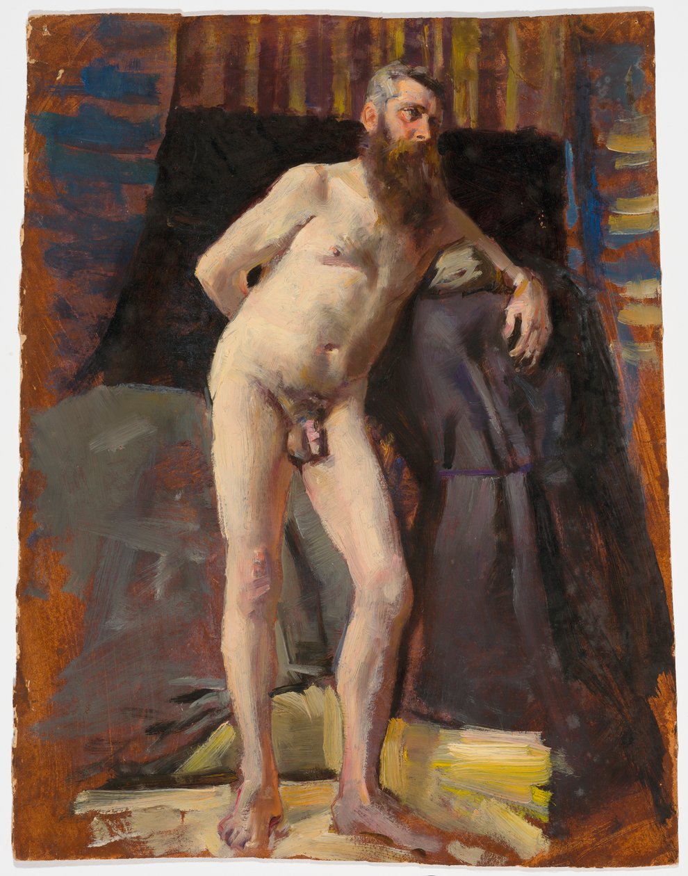 Naakt met baard door Severin Falkman