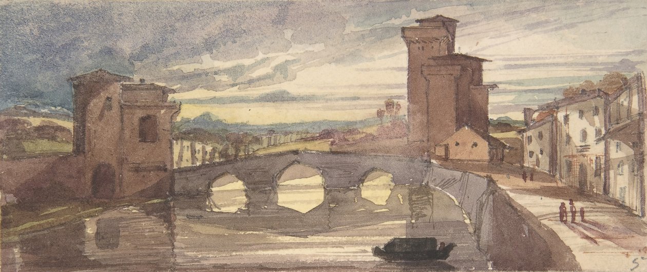 Pisa, 1843-44 door Seymour Haden