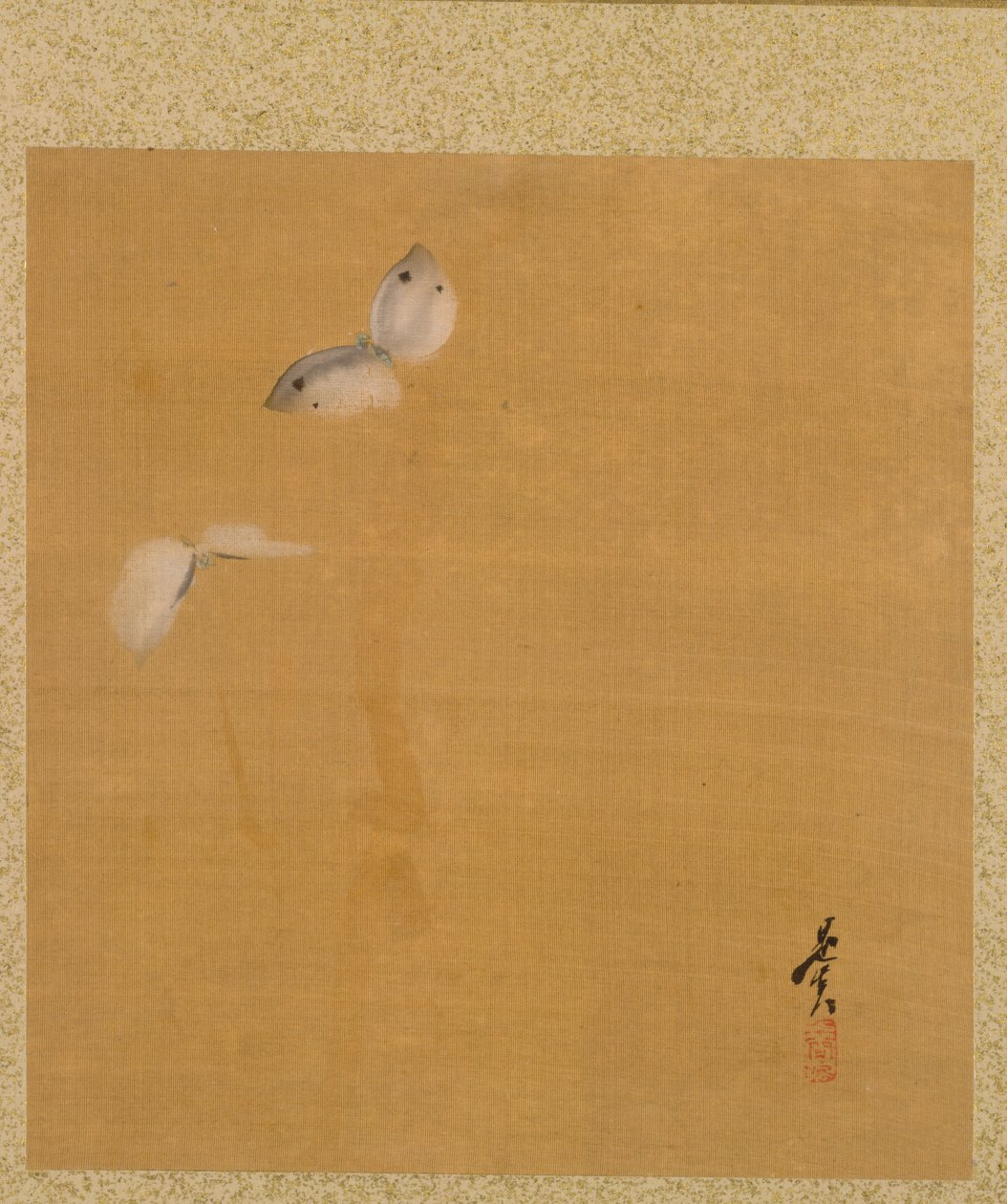 Motten uit Album van Schilderijen door de Eerwaarde Zeshin door Shibata Zeshin