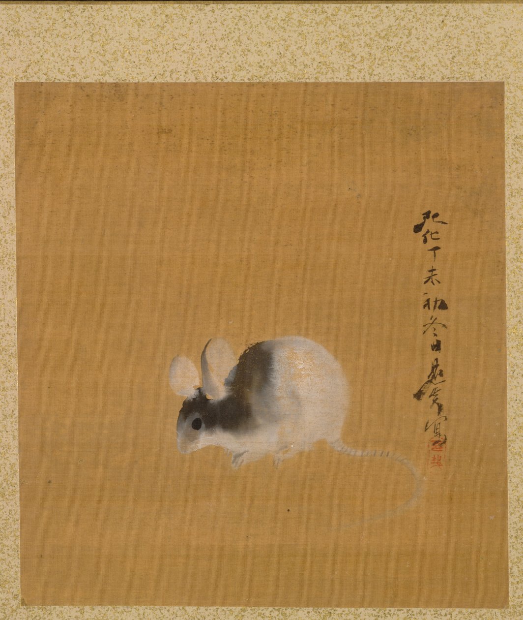 Muis uit Album van Schilderijen door Shibata Zeshin