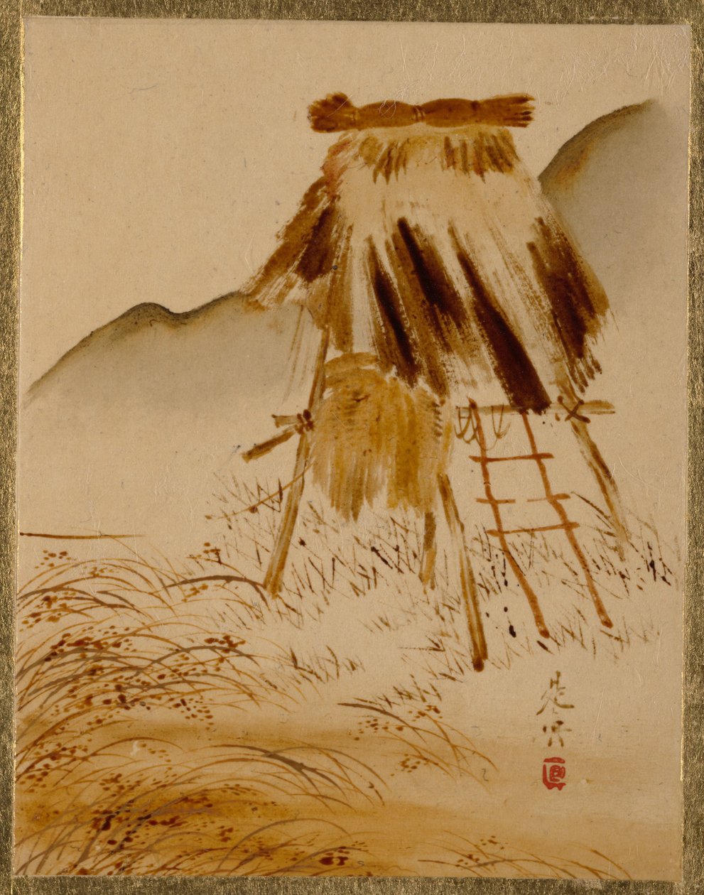 Rekdroogrek door Shibata Zeshin