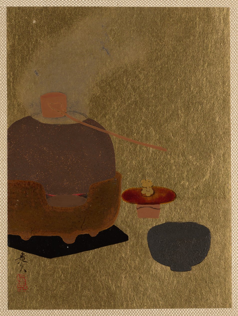Theeceremonie Apparatuur door Shibata Zeshin