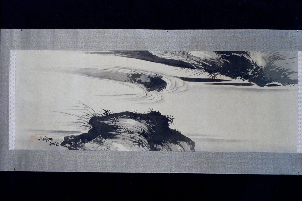 Waterval door Shibata Zeshin