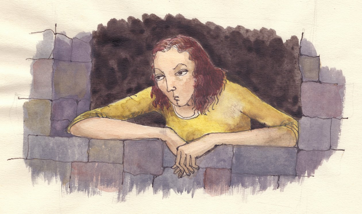 Chagrijnige vrouw door Shirley Markham