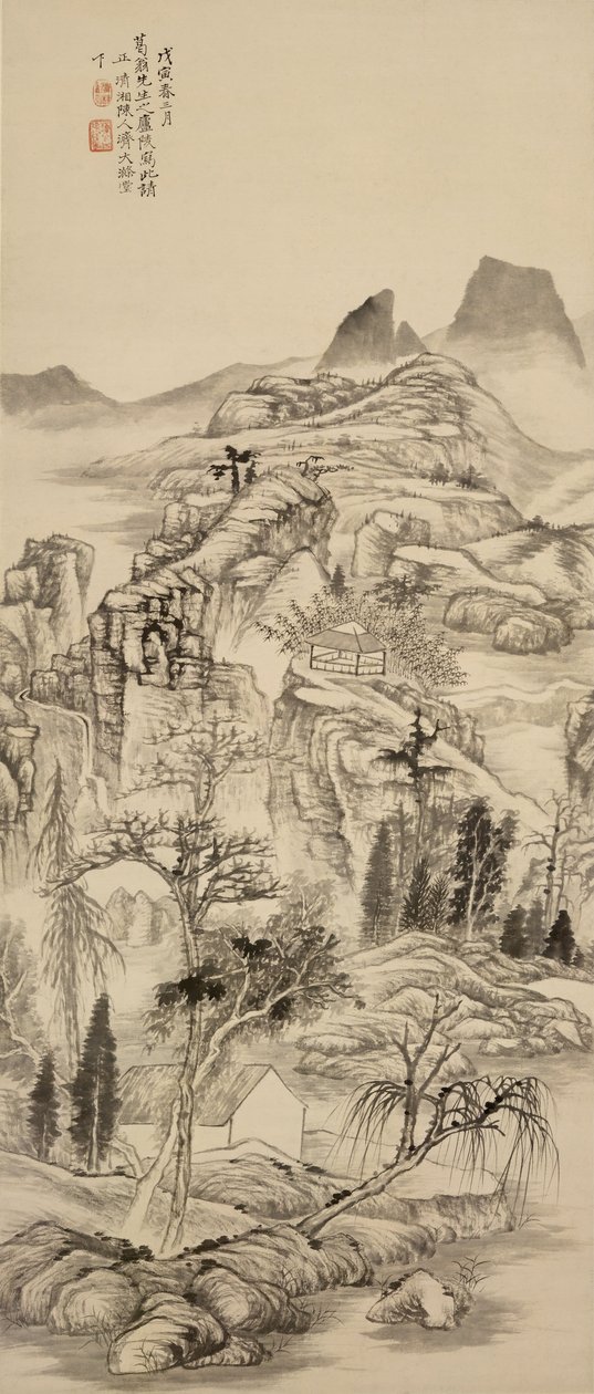 Landschap door Shitao