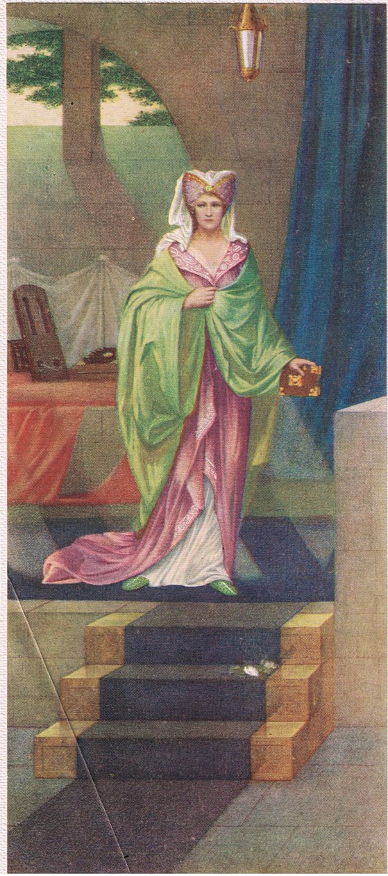 De dame Irmingard. 