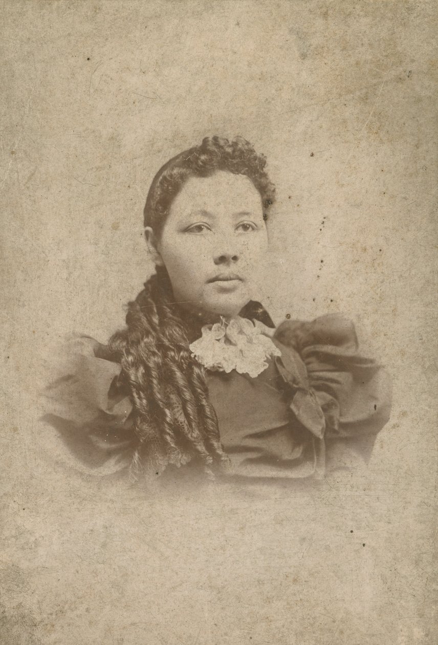 Kabinetkaart van een onbekend lid van de Vass-familie door Sidney Rufus Alley