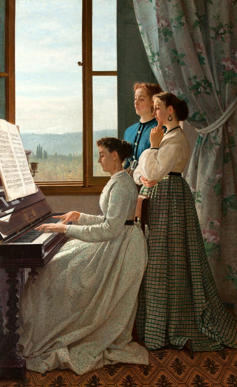 Het lied van een spreeuw door Silvestro Lega