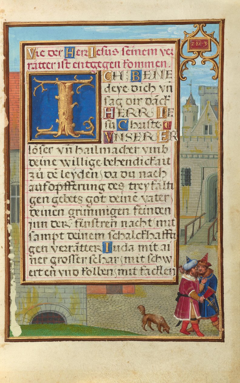 Rand mit Joab, der Abner ersticht door Simon Bening