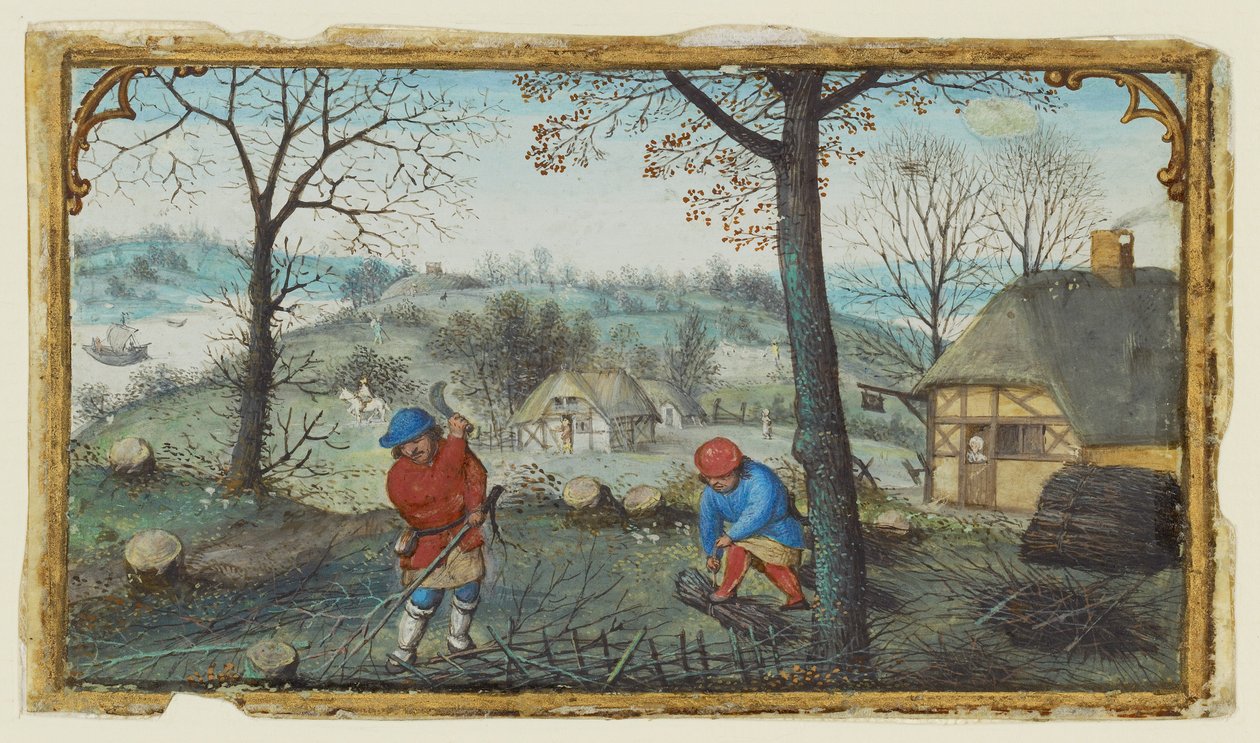 Kalenderminiaturen uit een getijdenboek door Simon Bening