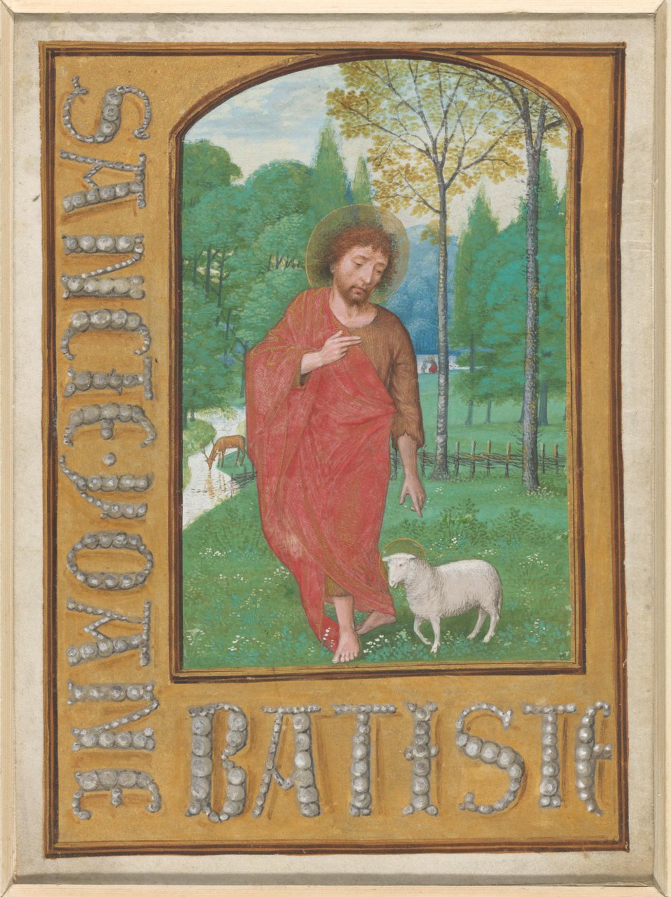 Sancte Joane Batisti door Simon Bening