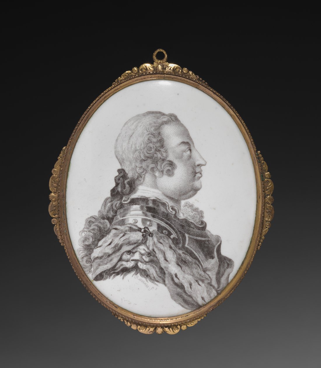 Ovale plaquette, Hertog van Cumberland door Simon Francois Ravenet
