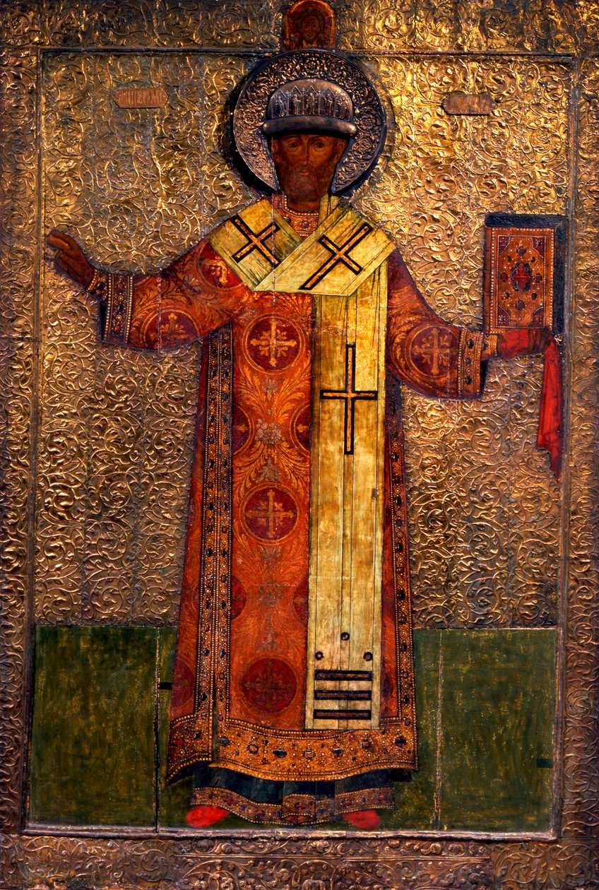 Sint Philip, Metropoliet van Moskou, 1653 door Simon Fyodorovich Ushakov