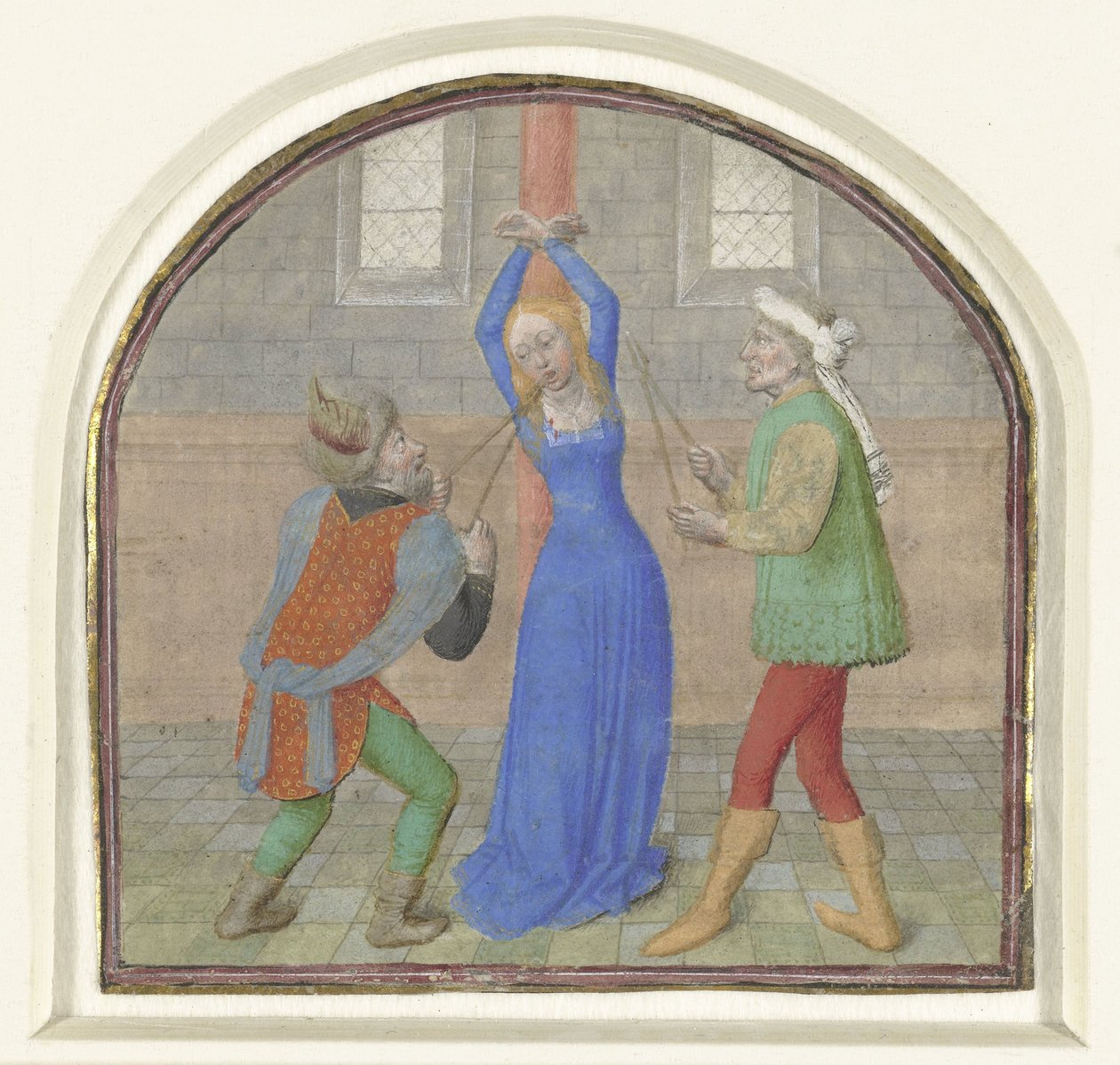 Het martelaarschap van H. Appolonia door Simon Marmion