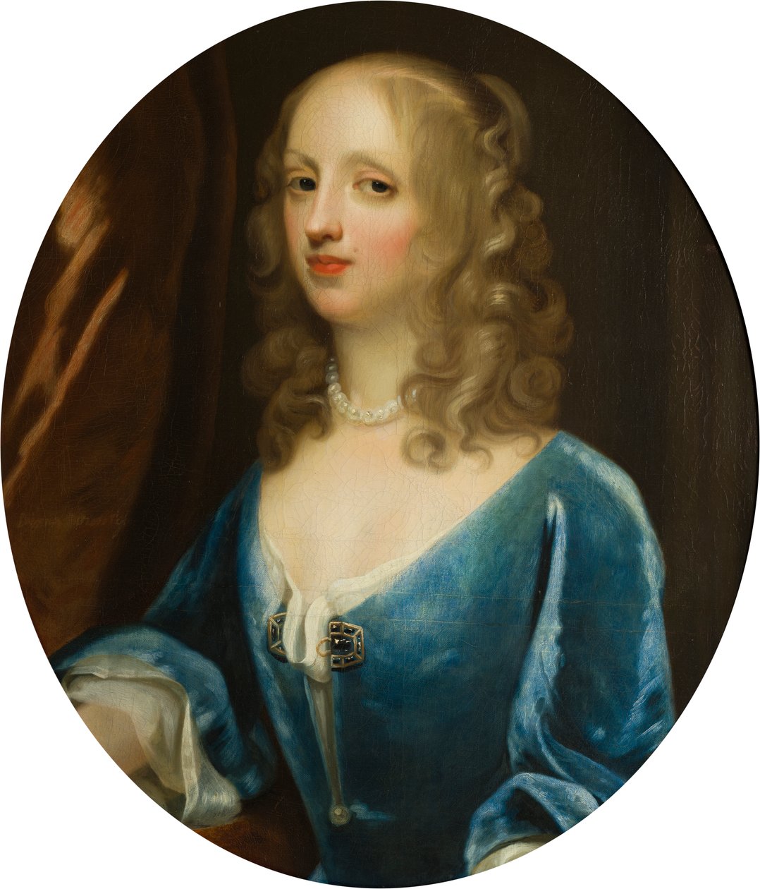 Portret van Lady Diana Russell (1622-1694), Viscountess Newport, ca. 1660-94 door Simon Peeterz Verelst