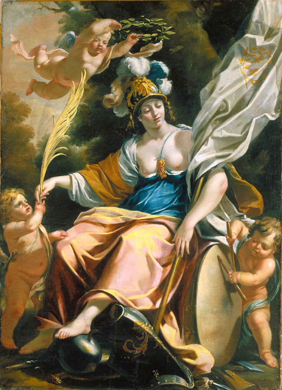 Allegorie van de overwinning door Simon Vouet