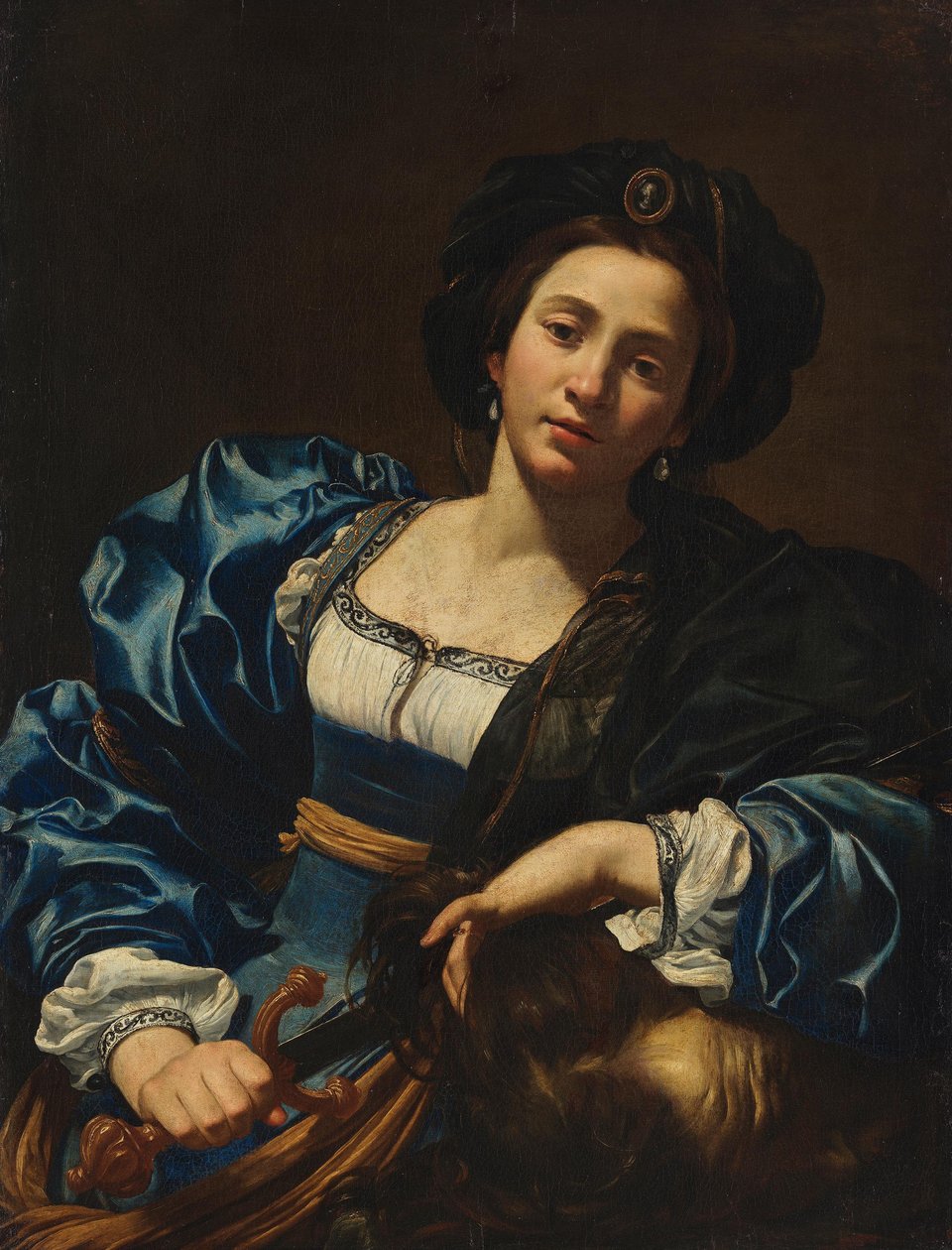 Judith met het hoofd van Holofernes door Simon Vouet