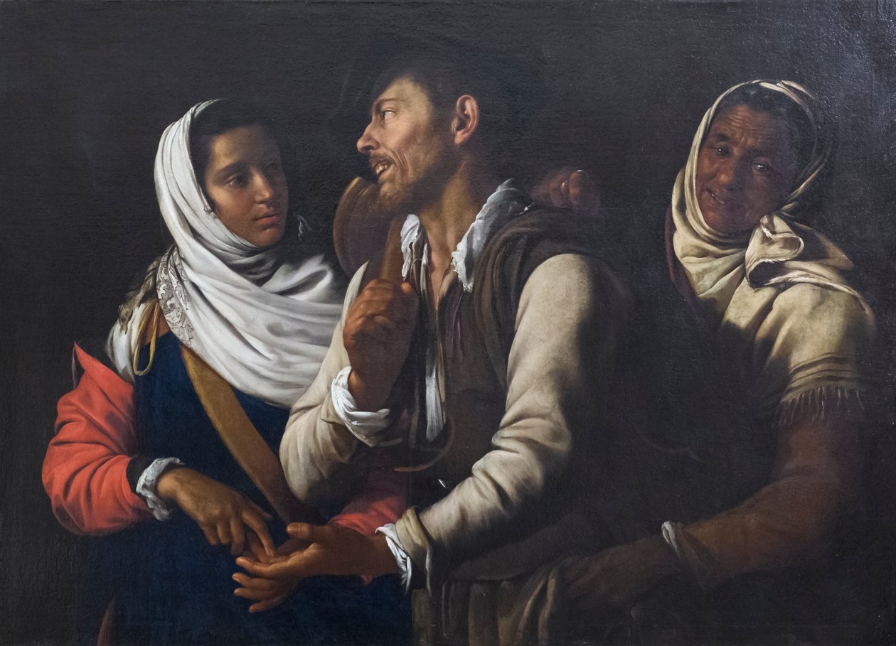 De waarzeggers door Simon Vouet