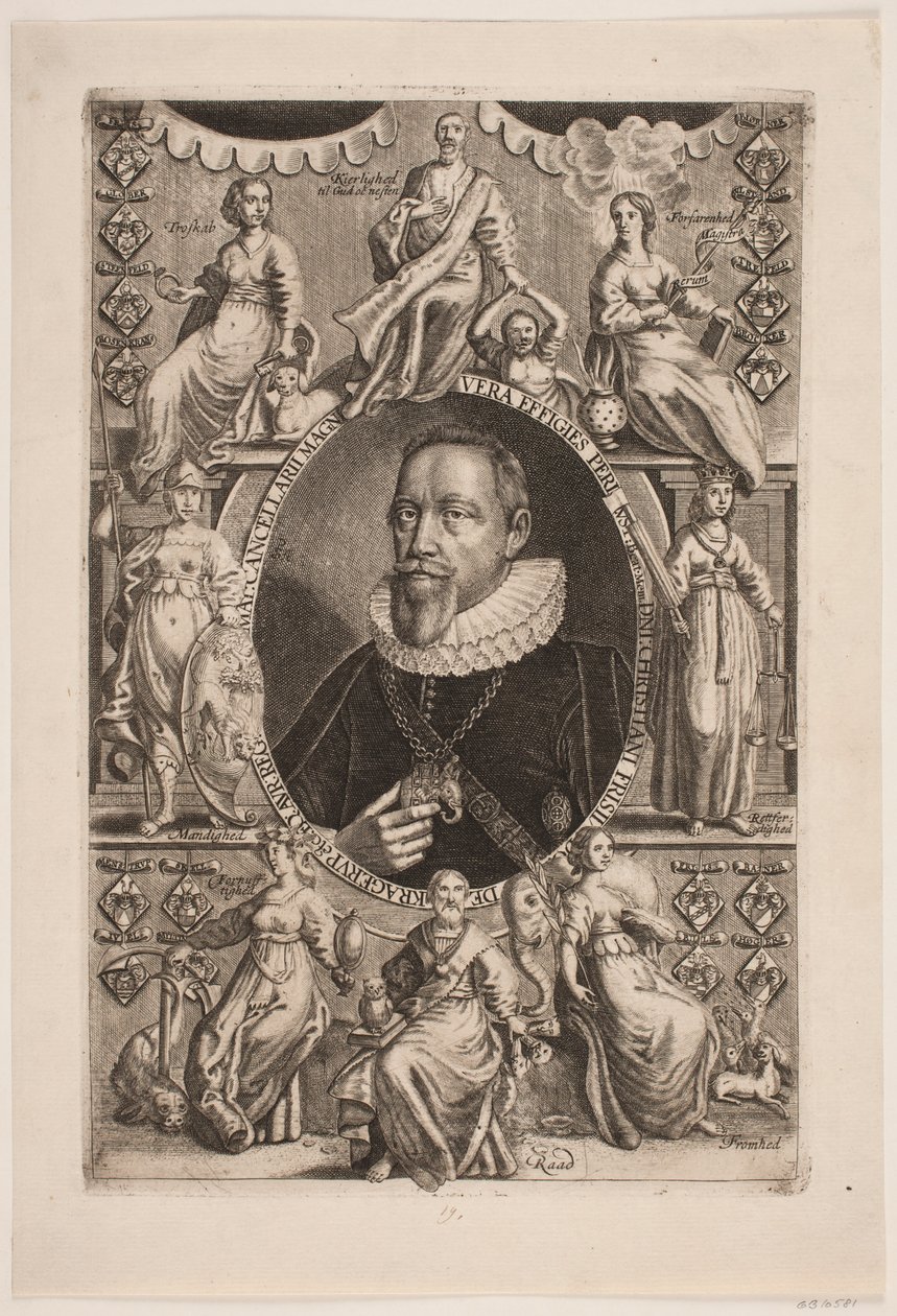Kanselier Christian Friis door Simon de Pas