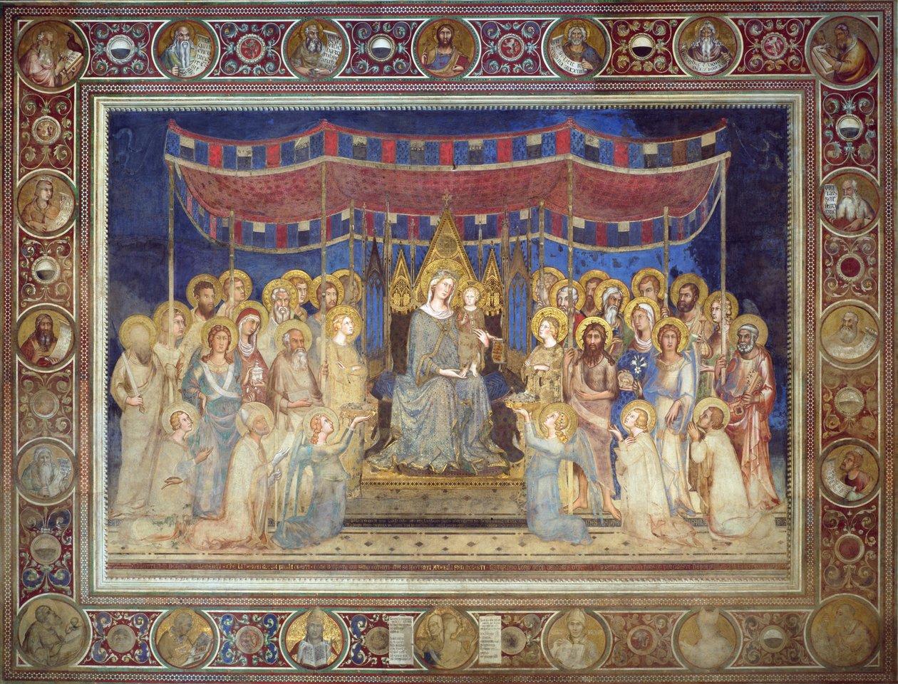 Maestà door Simone Martini