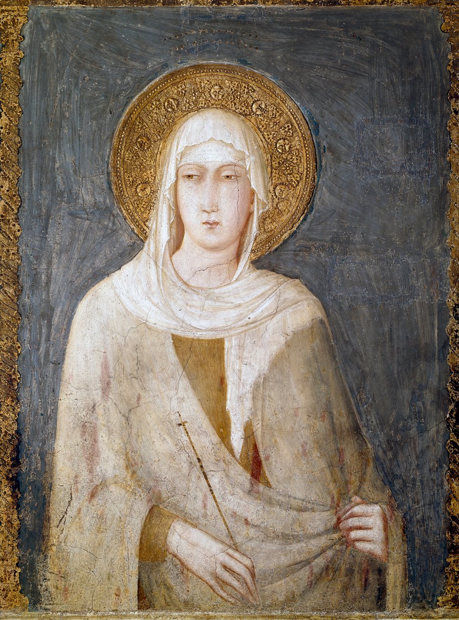 Sint Margarita van Antiochië (voorheen bekend als St. Clair) door Simone Martini