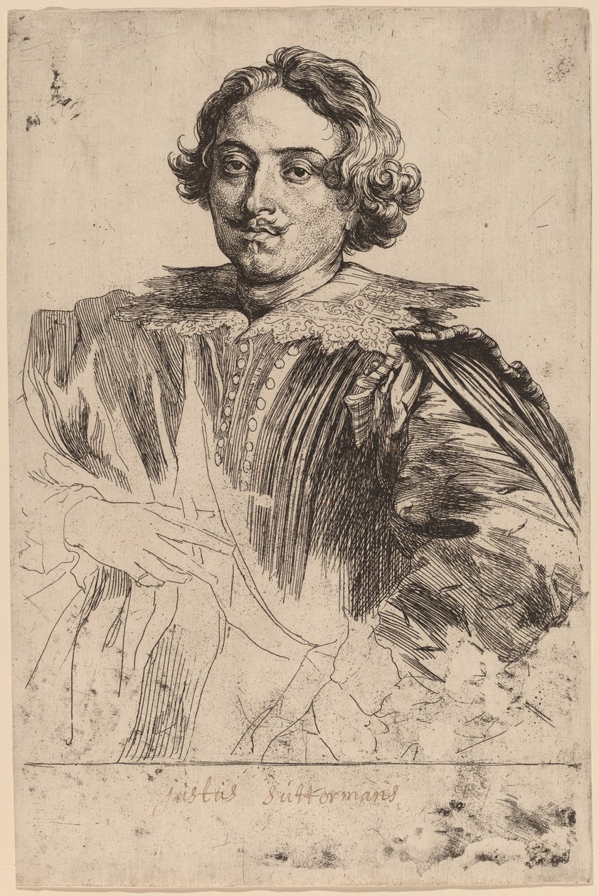 Justus Suttermans door Sir Anthony van Dyck