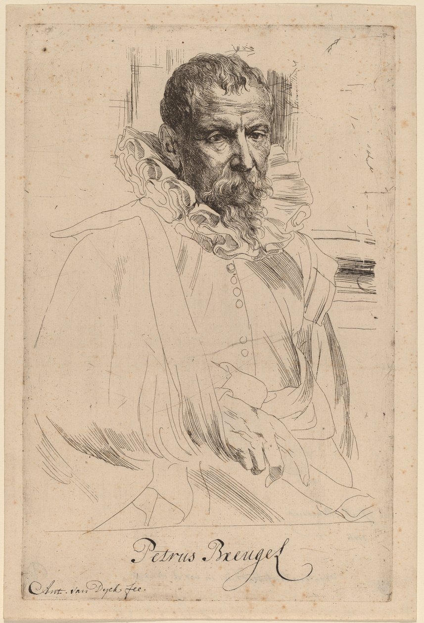 Pieter Bruegel de Jonge door Sir Anthony van Dyck