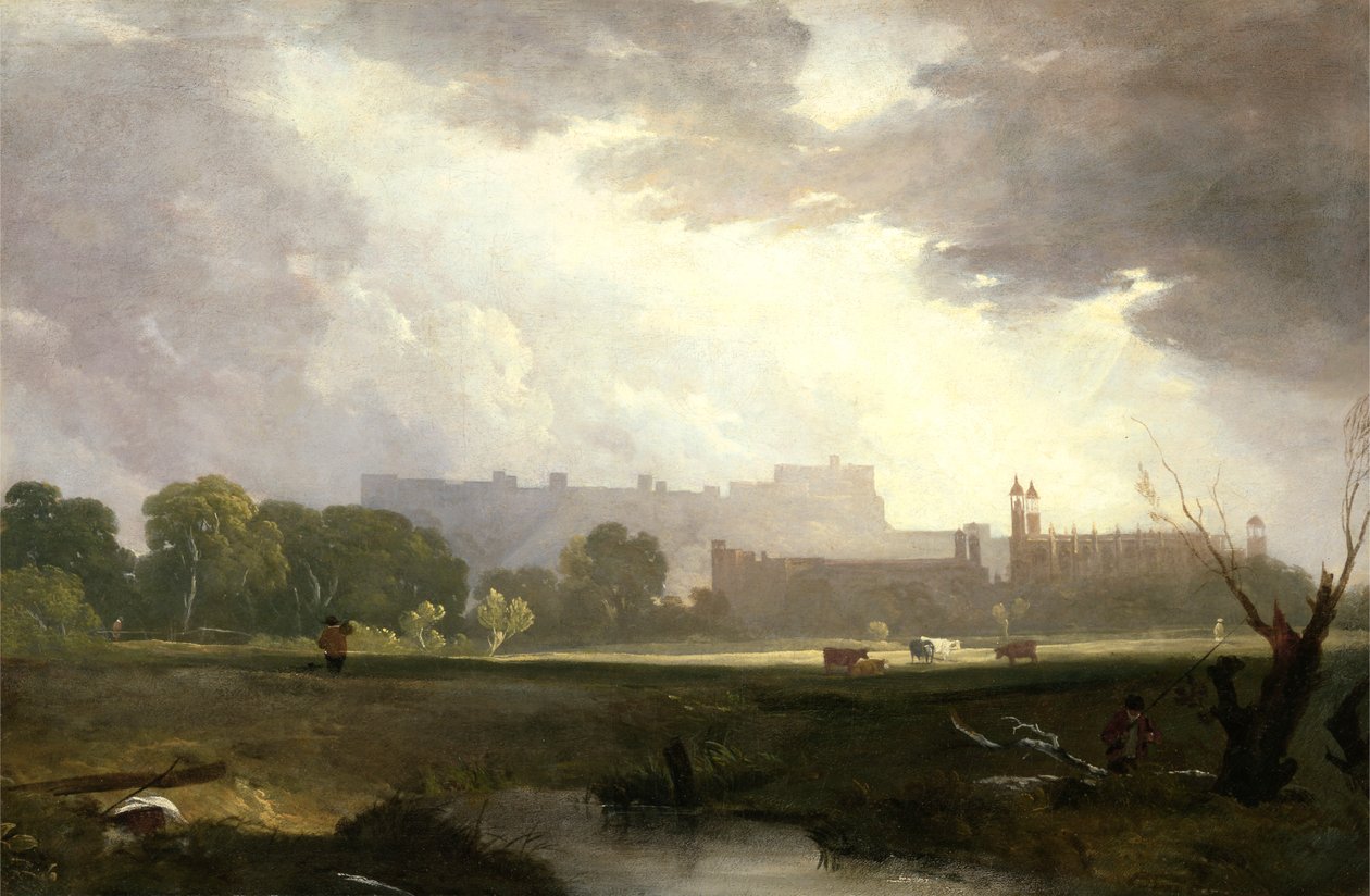 Windsor vanuit Eton door Sir Augustus Wall Callcott