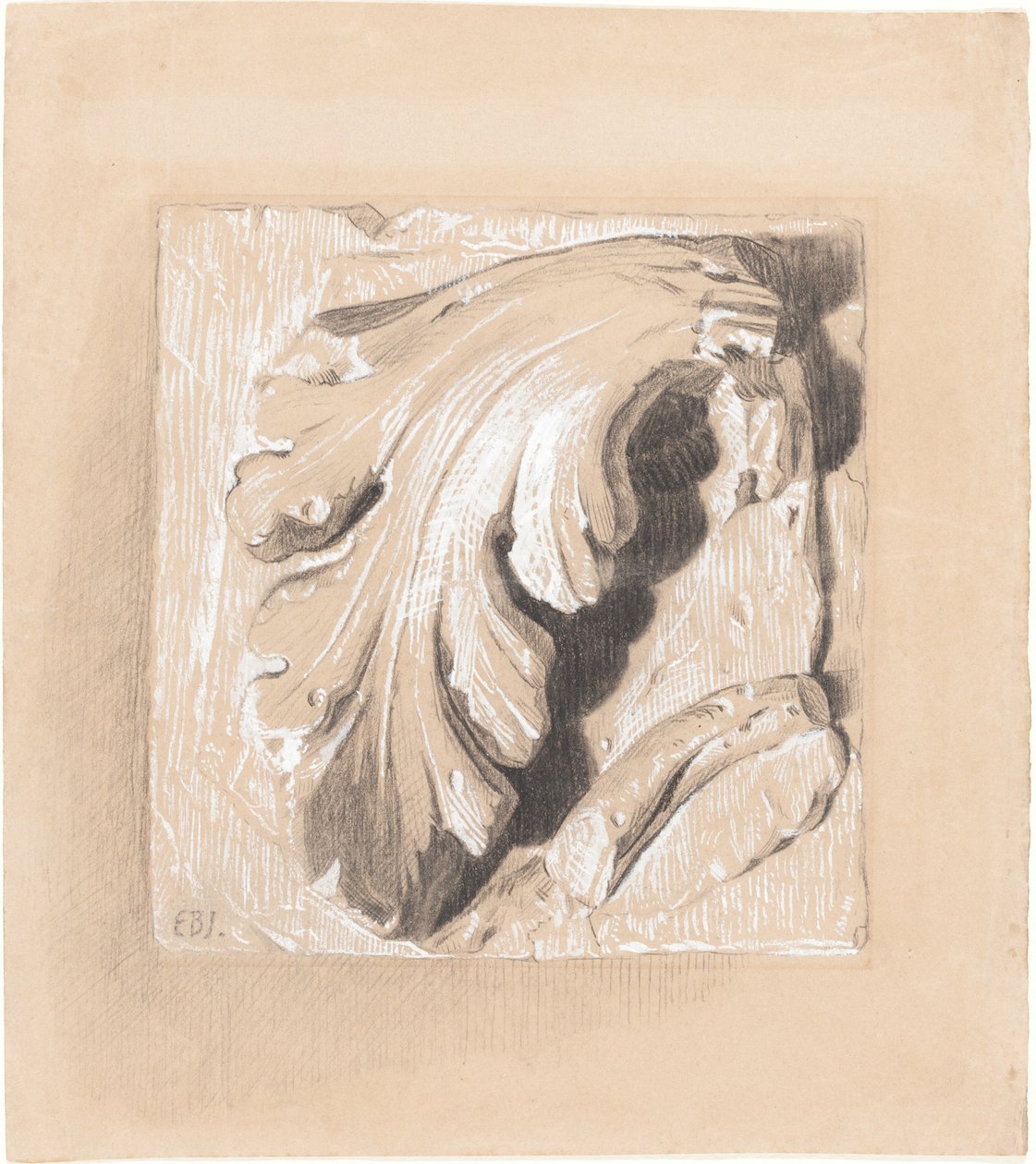 Een Fragment van een Antiek Fries door Sir Edward Coley Burne Jones