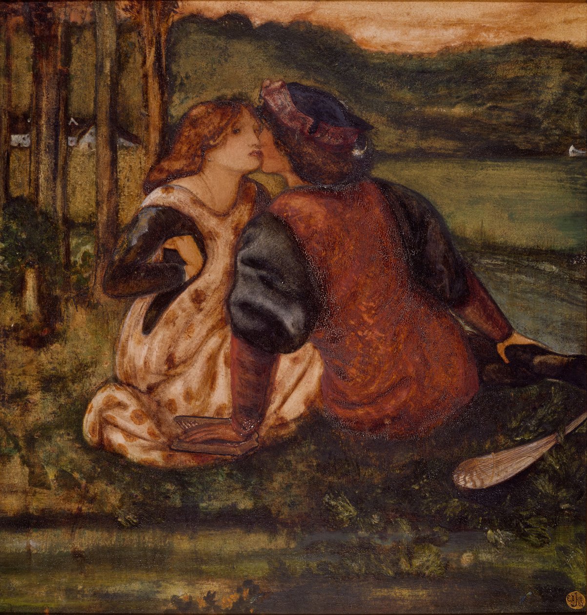 Een idylle, midden-late 19e eeuw door Sir Edward Coley Burne Jones