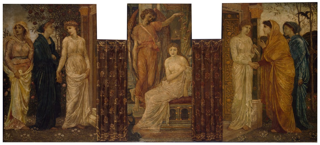 Cupido en Psyche - Palace Green Muurschilderingen - Psyche