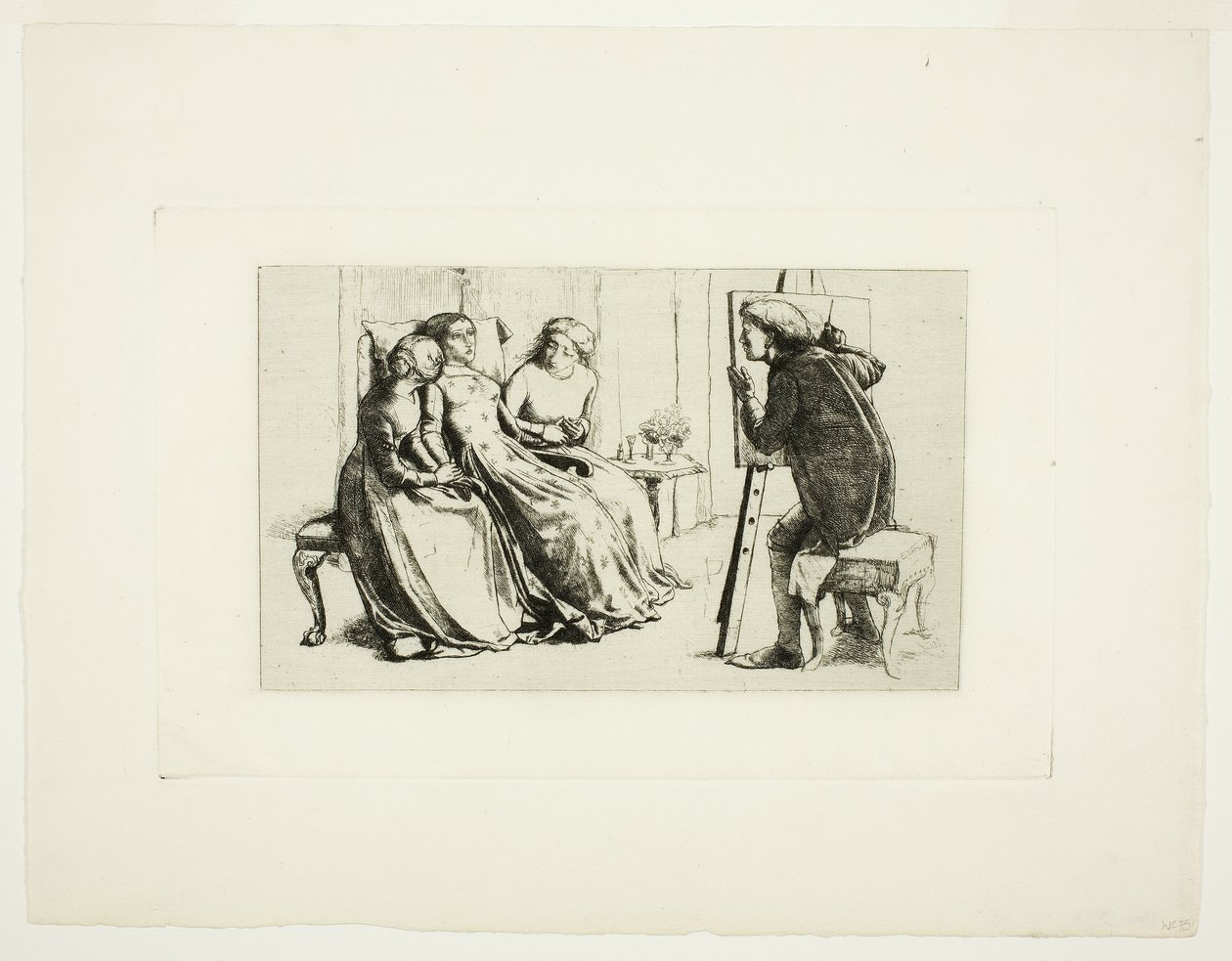 Heilige Agnes van Intercessie door Sir John Everett Millais