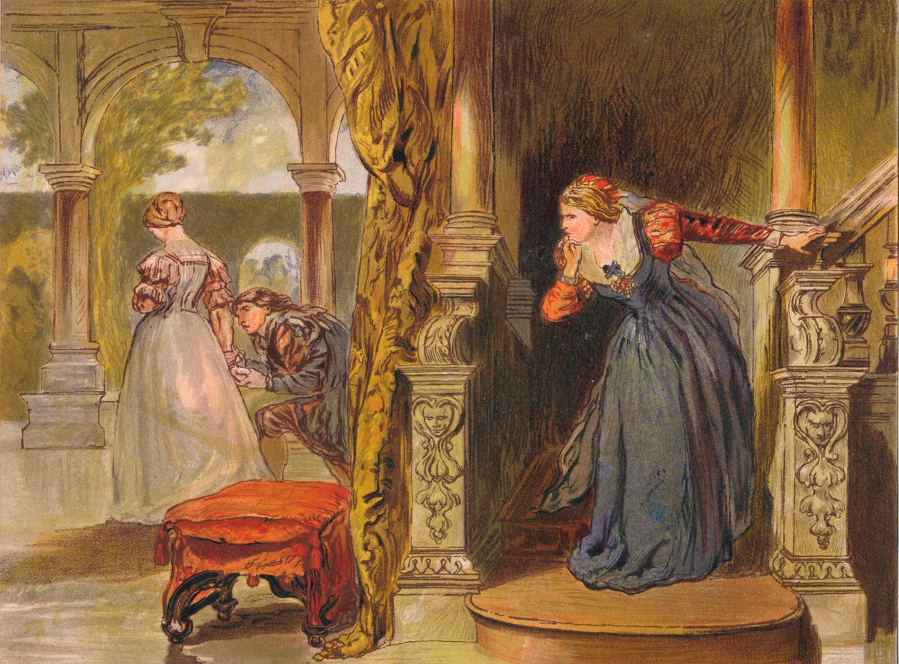 Zucht niet meer, dames, zucht niet meer, ca. 1875 door Sir John Gilbert