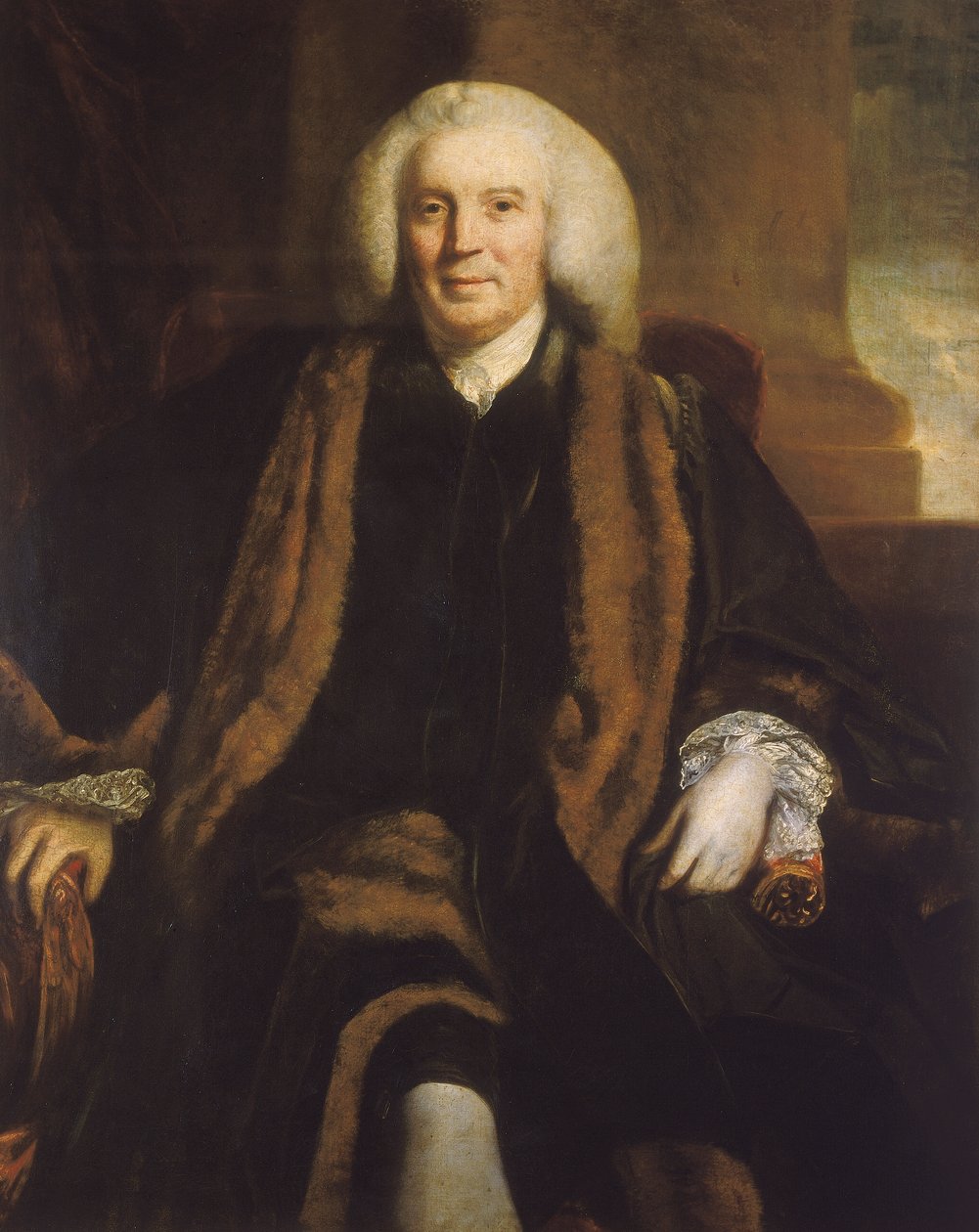 Sir Thomas Harrison, kamerheer van Londen, 1758 door Sir Joshua Reynolds