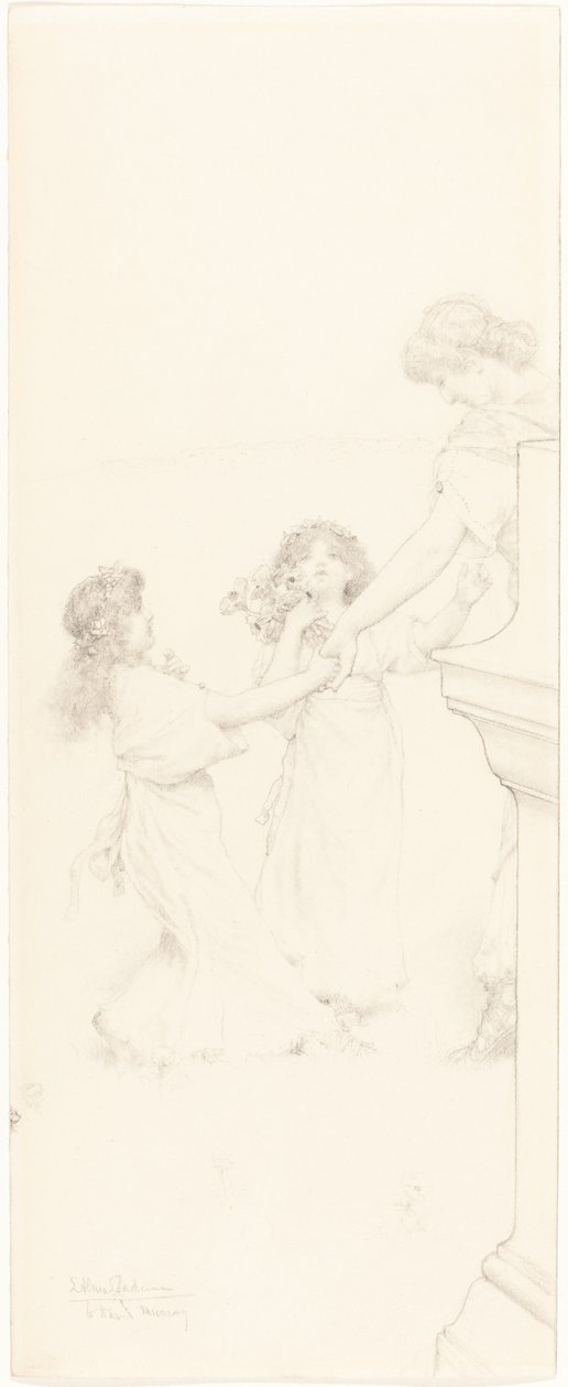 Een Dans in de Lente door Sir Lawrence Alma Tadema