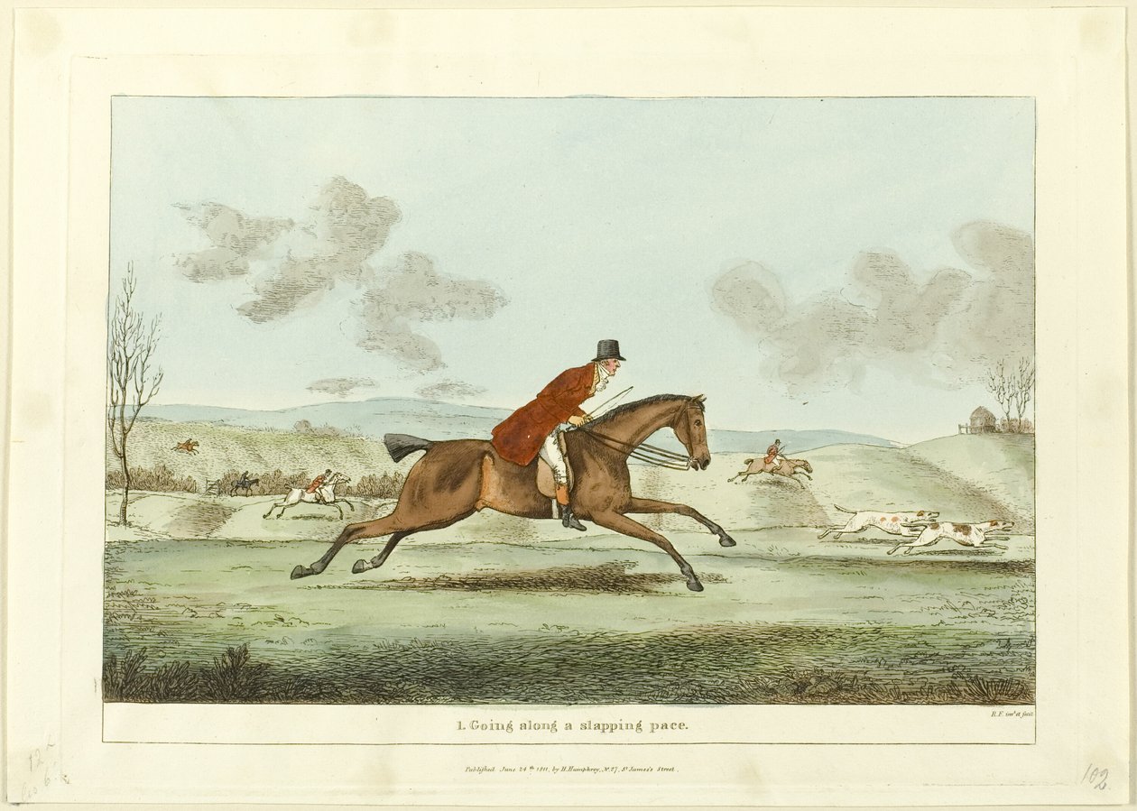 Going Along a Slapping Pace, plaat één uit Onmisbare Voltooiingen door Sir Robert Frankland