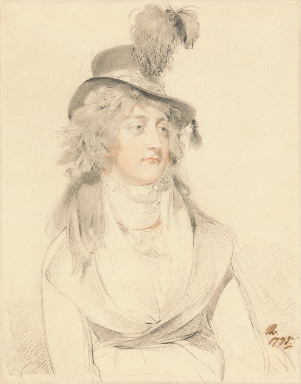 Portret van juffrouw Lysons door Sir Thomas Lawrence