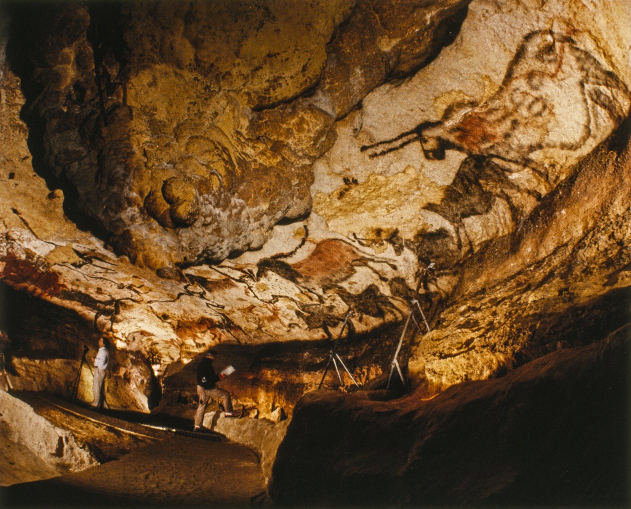De Mythische Eenhoorn van Lascaux en andere Lascaux schilderingen van meer dan 17.000 jaar geleden door Sisse Brimberg