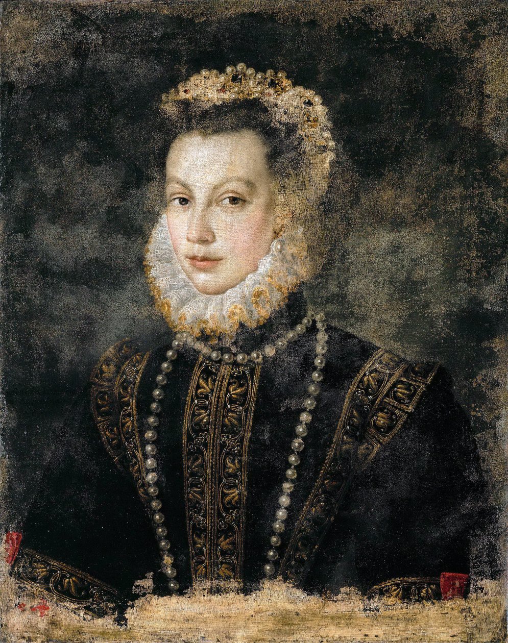 Elisabeth van Valois, Koningin van Spanje door Sofonisba Anguissola