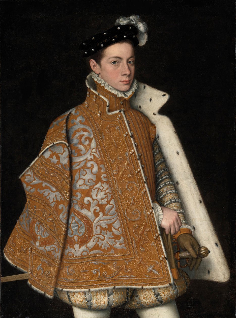 Portret van prins Alessandro Farnese (1545-1592), later hertog van Parma en Piacenza door Sofonisba Anguissola